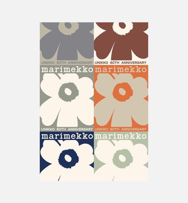 ファッションメンズなら|【マリメッコ/Marimekko】 Unikko 60th Anniversary ポスター 70×100�