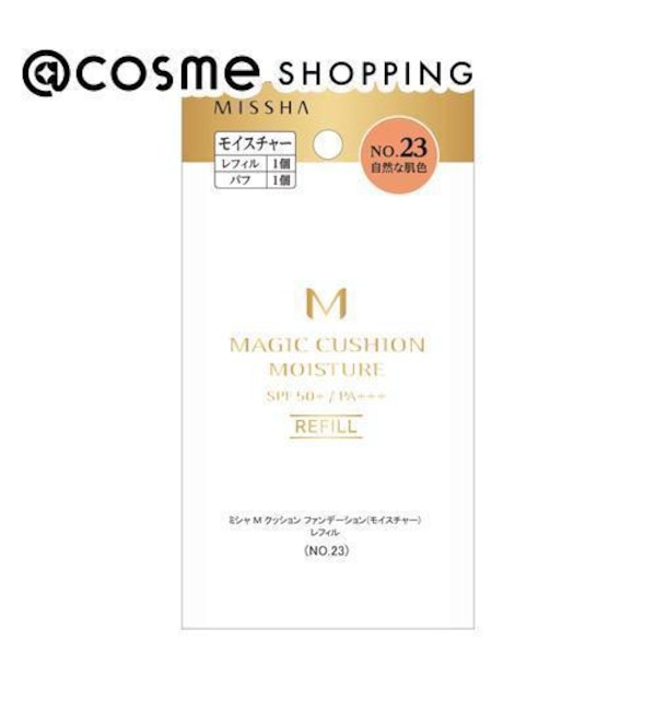 MISSHA(ミシャ) M クッション ファンデーション(モイスチャー) No．23 自然な肌色 レフィル|@cosme  SHOPPING(アットコスメショッピング)の通販｜アイルミネ