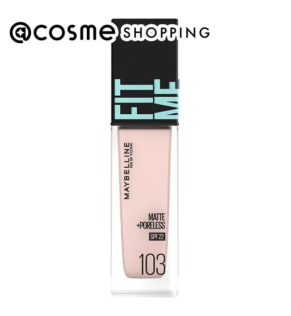 メイベリン ニューヨーク フィットミー リキッド ファンデーション R 103 明るい肌色(ピンク系) (30ml)|@cosme  SHOPPING(アットコスメショッピング)の通販｜アイルミネ