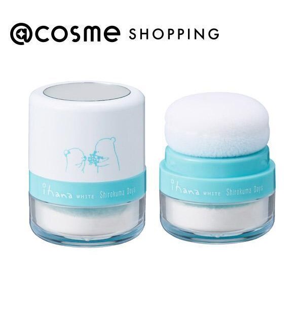 ihana ihana WHITE スキンケアVCスノーパウダー 本体（ポンポンタイプ） (2g)|@cosme  SHOPPING(アットコスメショッピング)の通販｜アイルミネ