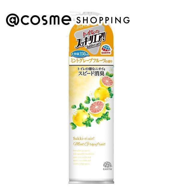 スッキーリ！sukki-ri! トイレのスッキーリエア！Sukki-ri air! ミントグレープフルーツの香り (350ml)|@cosme  SHOPPING(アットコスメショッピング)の通販｜アイルミネ