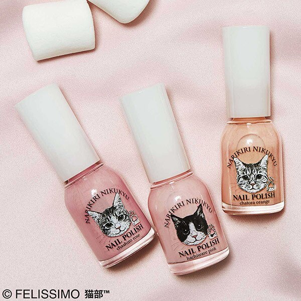 フェリシモ猫部 肉球色の1dayネイル ハチワレピンク 本体 (10ml