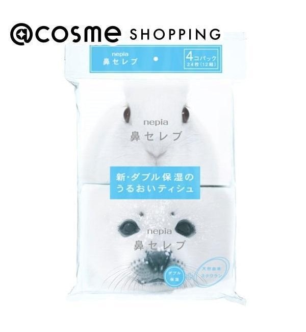 ネピア 鼻セレブ ティシュ ティッシュ ポケットティッシュ 24枚 12組 X4パック Cosme Shopping アットコスメショッピング の通販 アイルミネ