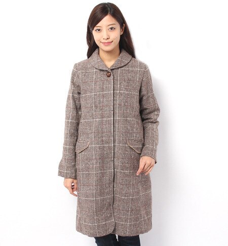 【フラワー/flower】 mod glen check coat [送料無料]