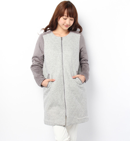 【フラワー/flower】 quilting mix coat [送料無料]
