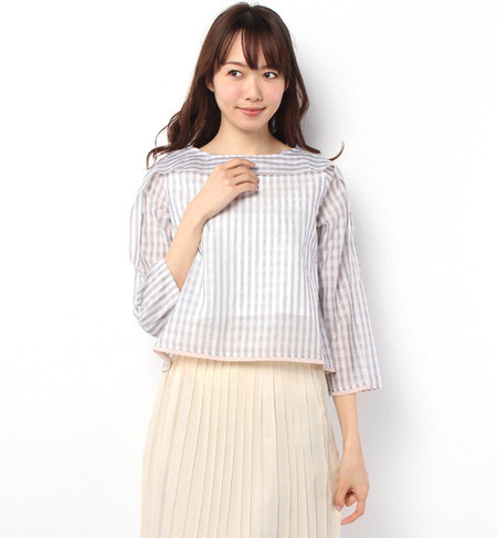 【フラワー/flower】 breeze check blouse [送料無料]