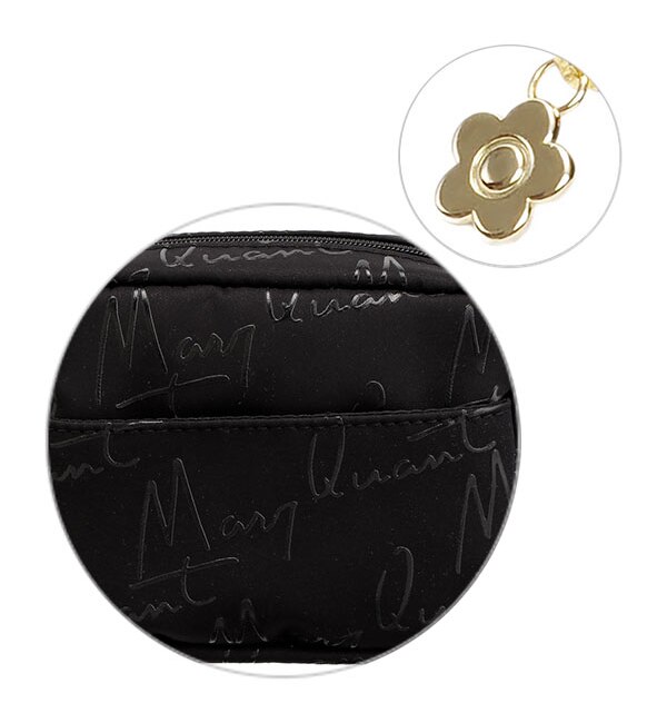 グロスサインロゴプリント ミニポーチ|MARY QUANT(マリークヮント)の通販｜アイルミネ