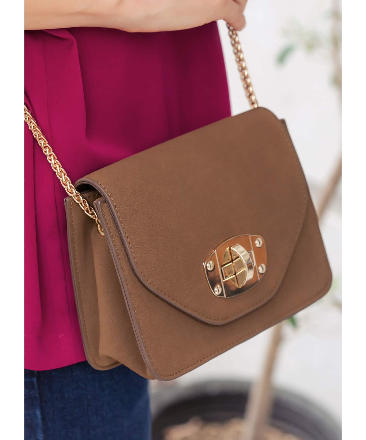 スエード調チェーンミニバッグ Gdチェーン Style Deli スタイルデリ の通販 アイルミネ