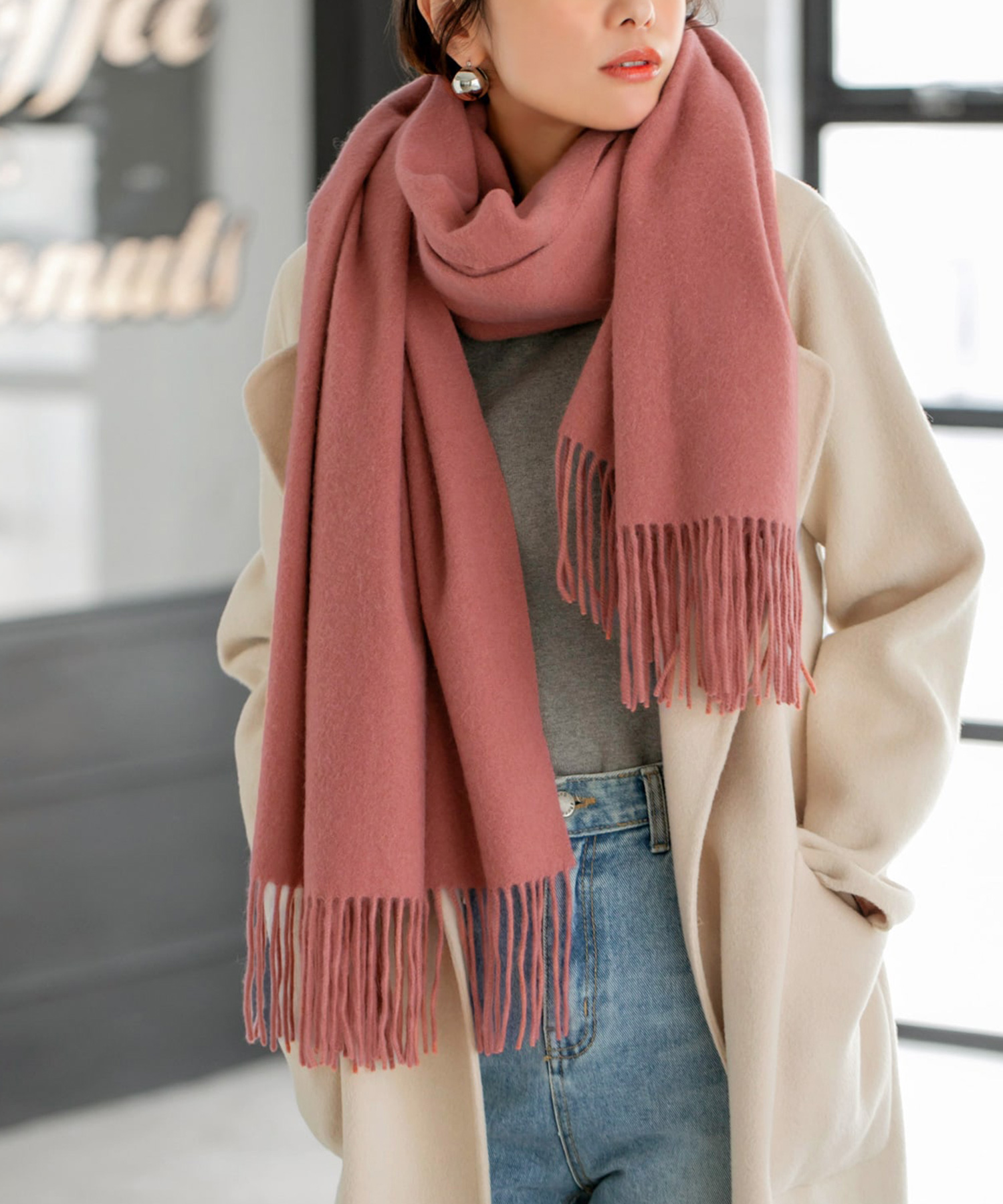 Luxe ボリュームカシミヤストールd Style Deli スタイルデリ の通販 アイルミネ Luxe ボリュームカシミヤストールd Style Deli スタイルデリ の通販 アイルミネ