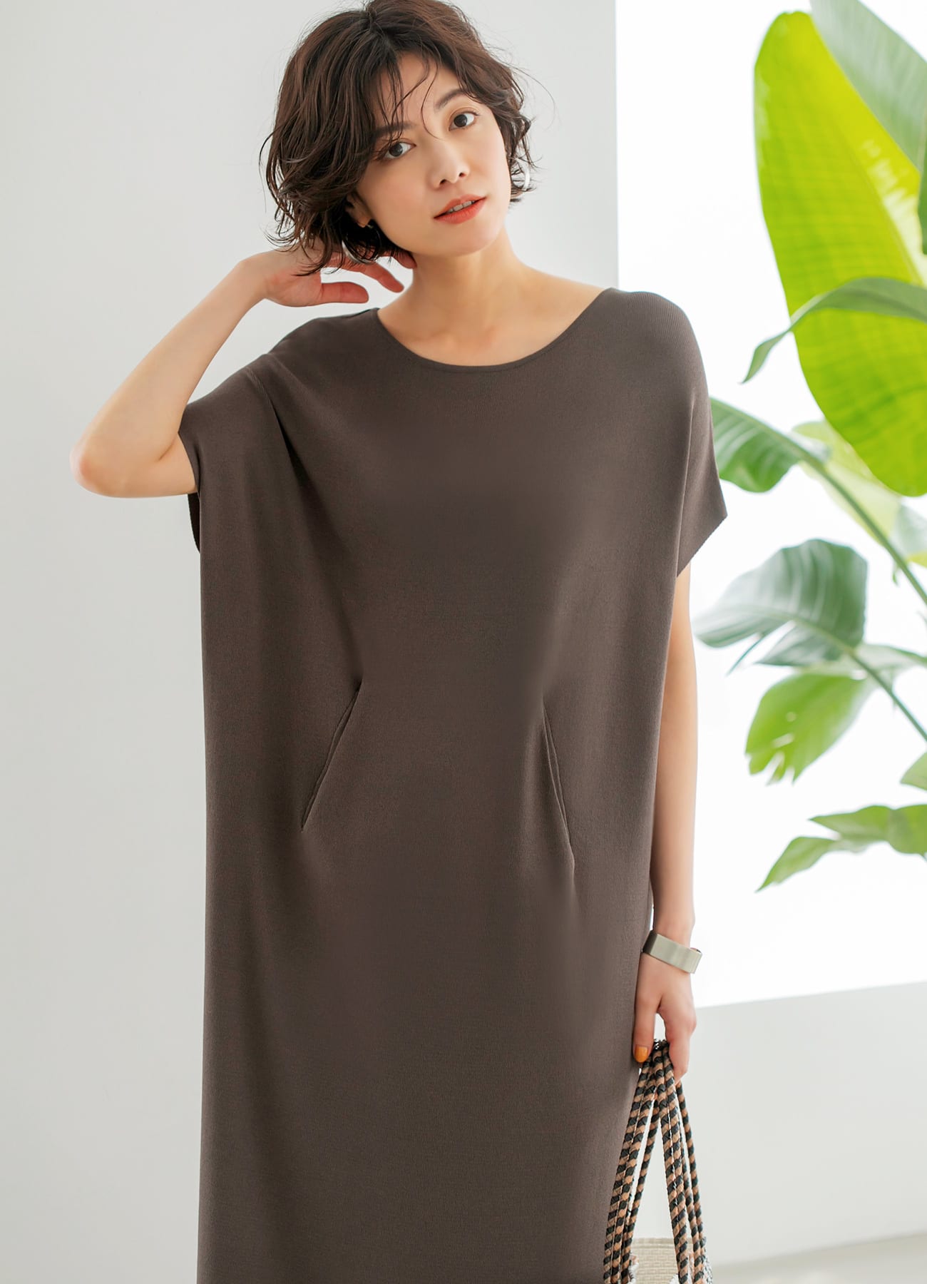 涼感ポケットポイントサマーニットワンピース Style Deli スタイルデリ の通販 アイルミネ