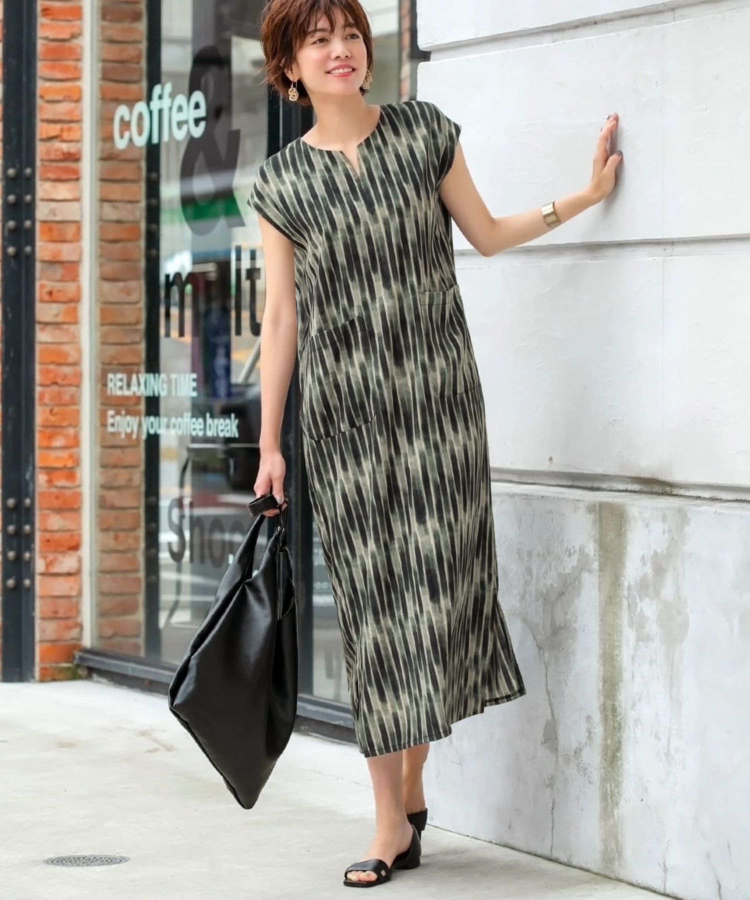 ブラシペイント柄iラインワンピース Style Deli スタイルデリ の通販 アイルミネ ブラシペイント柄iラインワンピース Style Deli スタイルデリ の通販 アイルミネ