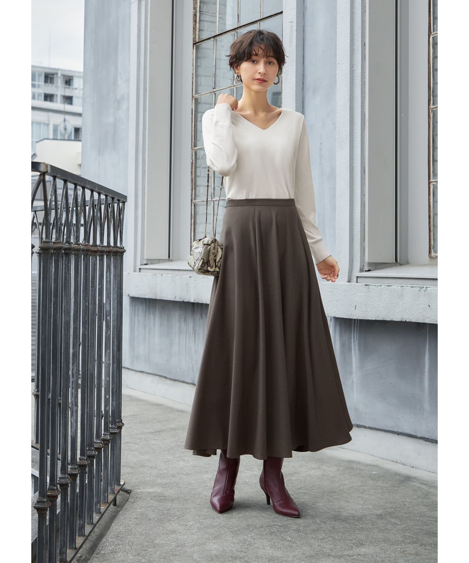Made in JAPAN】量感マキシ丈フレアースカート|STYLE DELI(スタイル