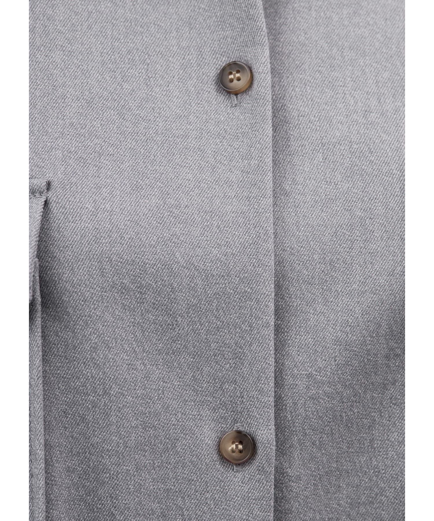 LUXE】ウール調背面ギャザーシャツジャケット|STYLE DELI(スタイルデリ