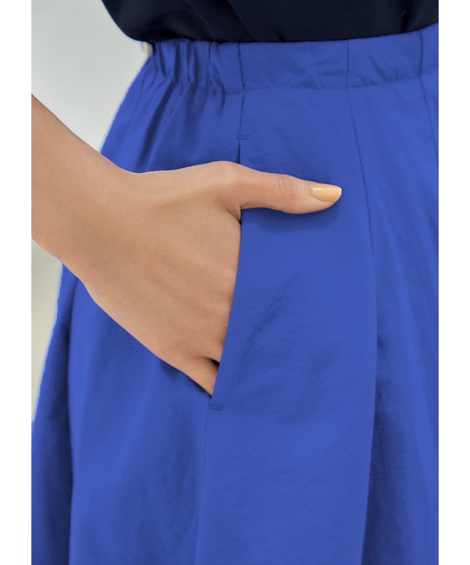 腰穿きドライタフタマキシ丈スカート|STYLE DELI(スタイルデリ)の通販
