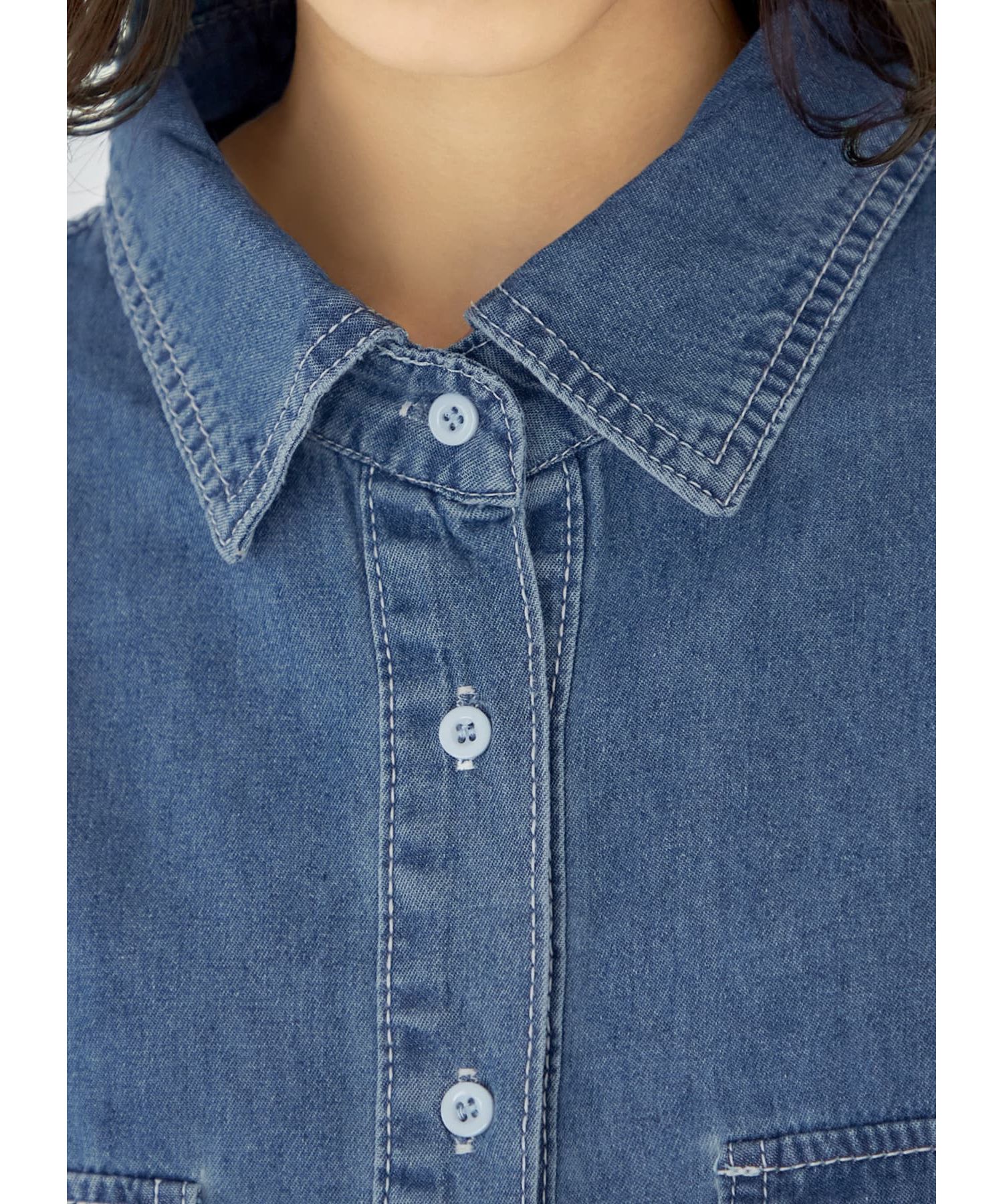 ステッチデニムシャツジャケット|STYLE DELI(スタイルデリ)の通販