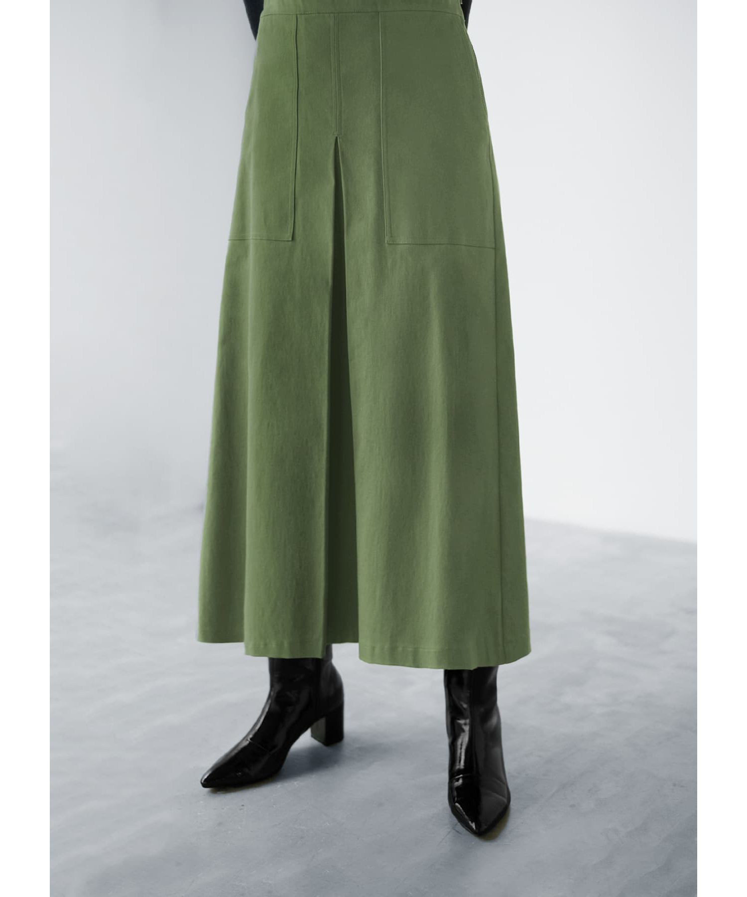 綿ストレッチAラインベイカースカート|STYLE DELI(スタイルデリ)の通販