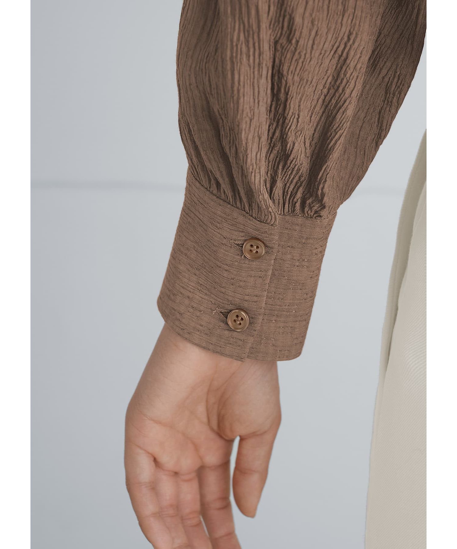 ドビーシャツ襟ブラウス|STYLE DELI(スタイルデリ)の通販｜アイルミネ