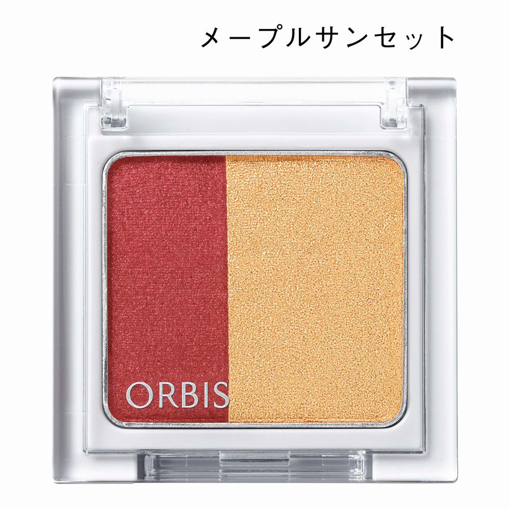 ORBIS ツイングラデーションアイカラー メープルサンセット（ケース