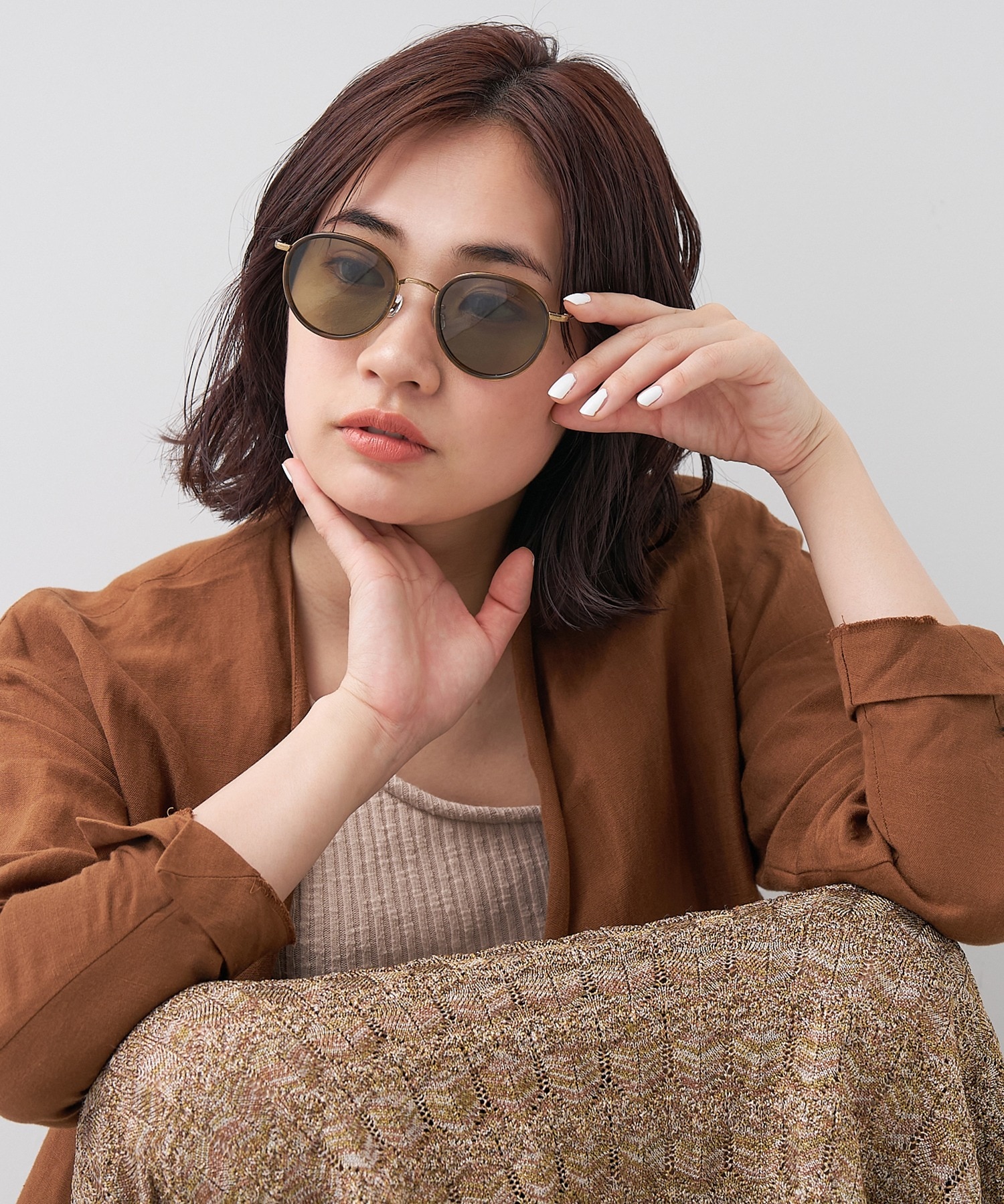 最終値下げ SUNGLASSES/紫外線カット率99.9%以上 ZA181G06-49A2 