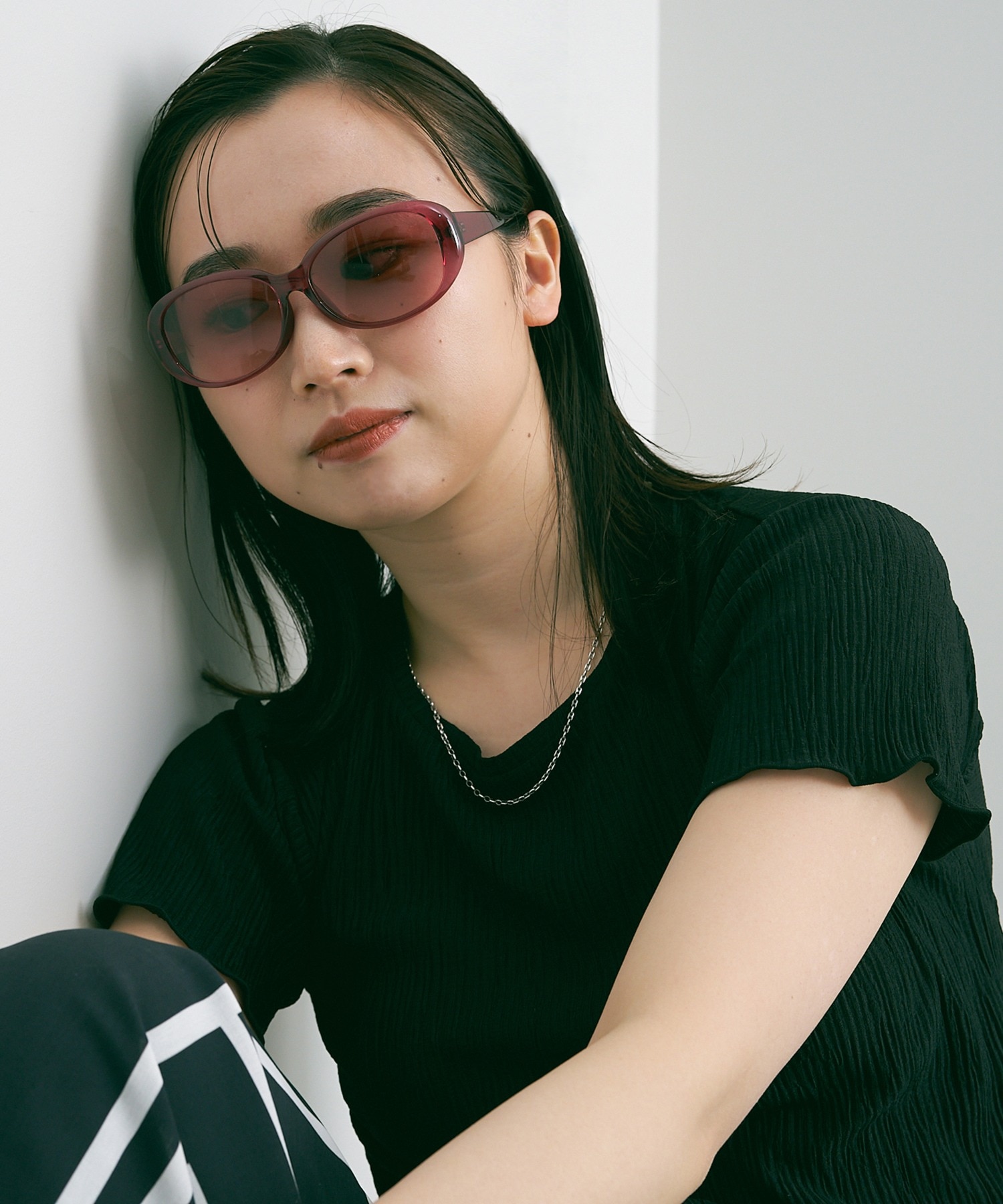 【WEB限定】オーバル型 サングラス｜Zoff｜SUNGLASSES