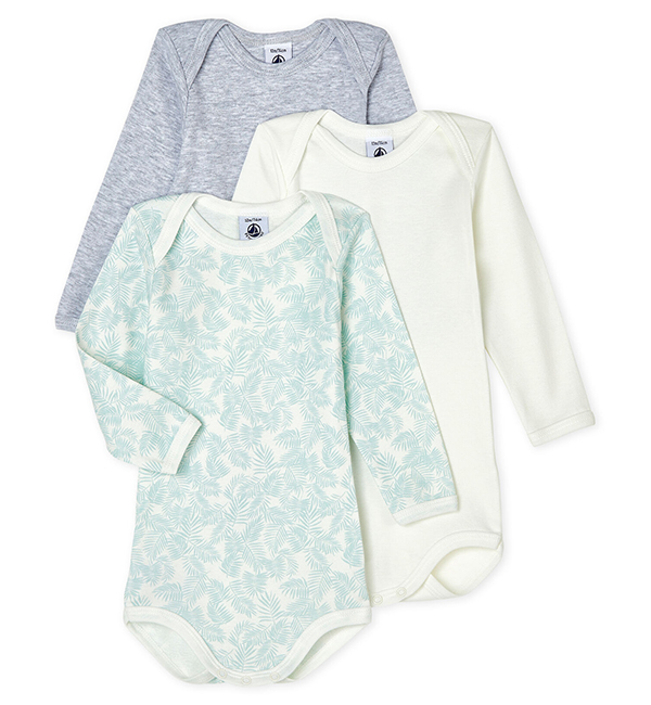 長袖ボディ３枚組 ベビーgl Petit Bateau プチバトー の通販 アイルミネ