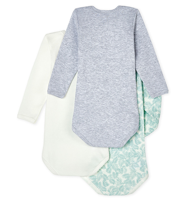 長袖ボディ３枚組 ベビーgl Petit Bateau プチバトー の通販 アイルミネ