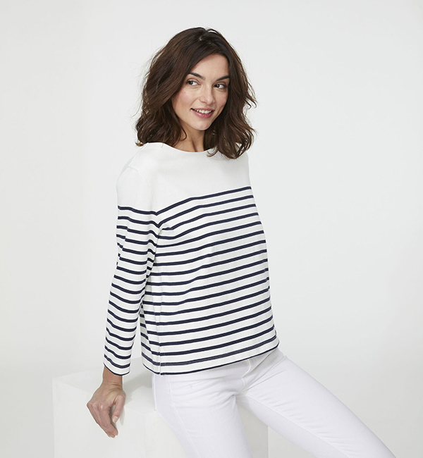 マリニエール長袖プルオーバー レディース Petit Bateau プチバトー の通販 アイルミネ