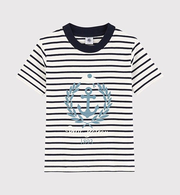 マリニエールプリント半袖tシャツ Petit Bateau プチバトー の通販 アイルミネ マリニエールプリント半袖tシャツ Petit Bateau プチバトー の通販 アイルミネ