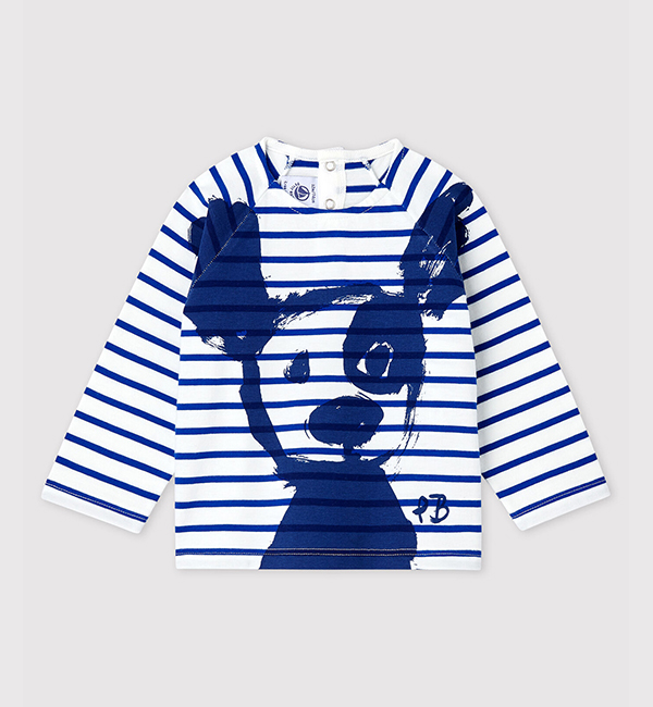 マリニエールプリント長袖ｔシャツ Petit Bateau プチバトー の通販 アイルミネ