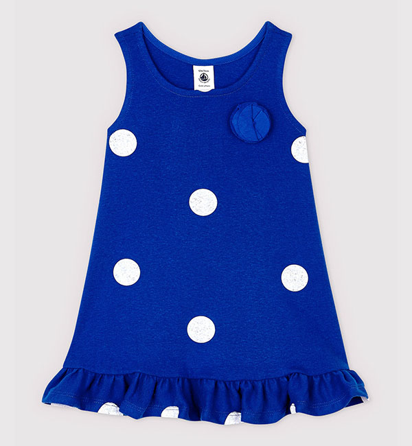 リアル情報 アイルミネ コットンリネンドットプリントノースリーブワンピース アイルミネ