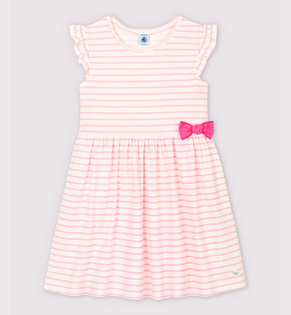 ミニマリニエール半袖ワンピース Petit Bateau プチバトー の通販 アイルミネ