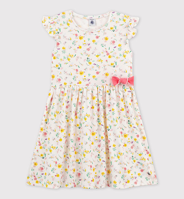 プリント半袖ワンピース Petit Bateau プチバトー の通販 アイルミネ