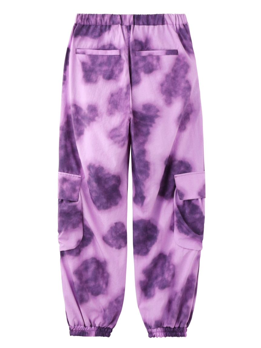 lilac track pants