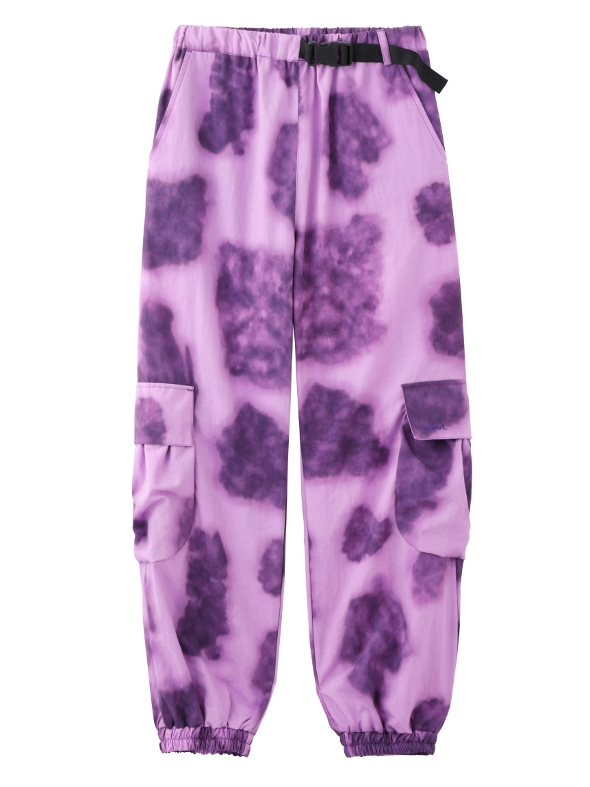 lilac track pants