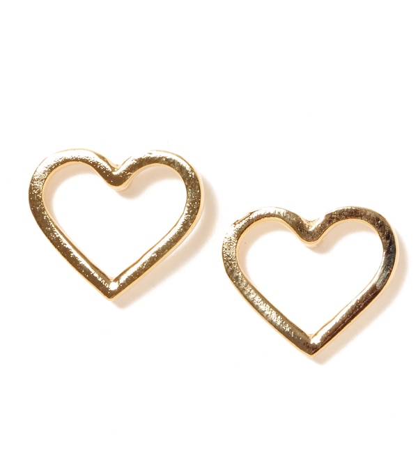 I[v n[g X^bh sAX(OPEN HEART STUD PIERCE)