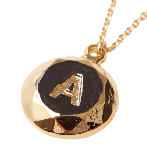 _Ch CjV lbNX A(DIAMOND INITIAL NECKLACE A)