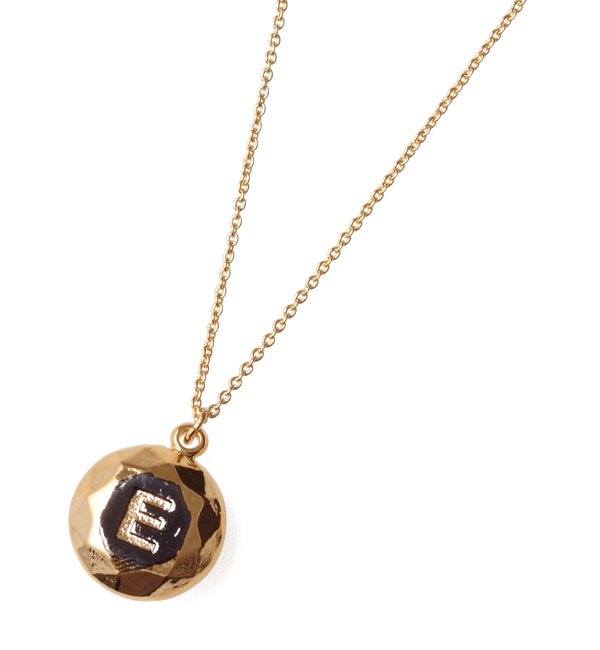 _Ch CjV lbNX E(DIAMOND INITIAL NECKLACE E)