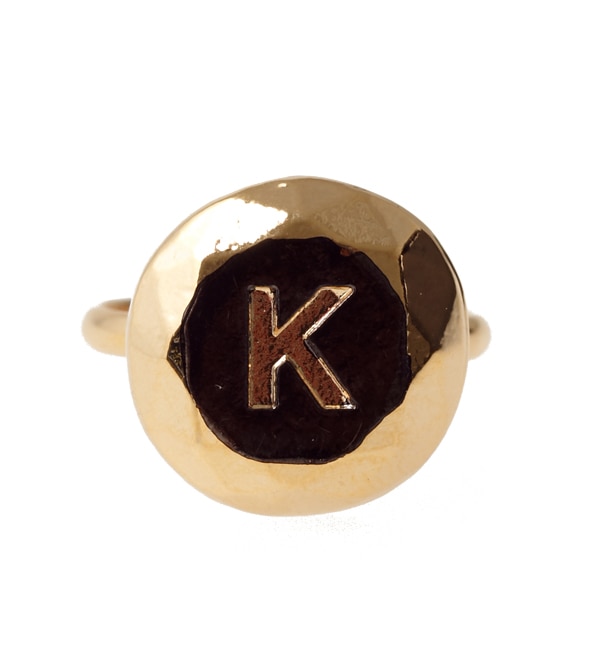 _Ch CjV O K(DIAMOND INITIAL RING K)