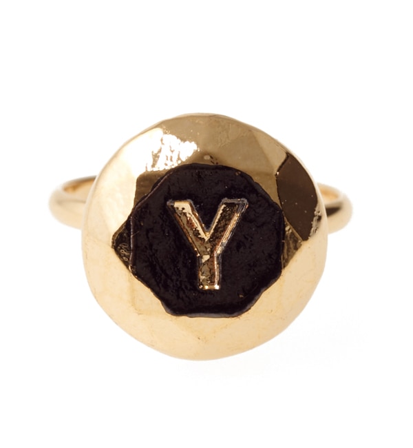 _Ch CjV O Y(DIAMOND INITIAL RING Y)