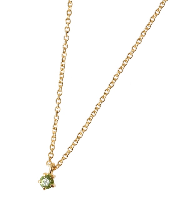 o[X XtXL[lbNX 8 yhbg(BIRTH SWAROVSKI NECKLACE 8 peridot)