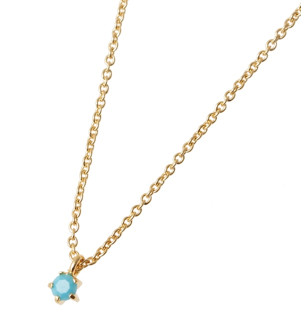 o[X XtXL[lbNX 12 ^[RCY(BIRTH SWAROVSKI NECKLACE 12 turquoise)