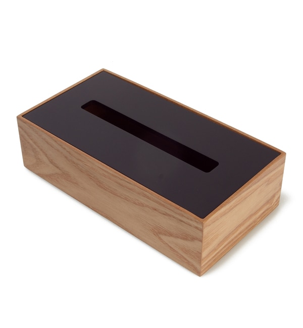 ＜アイルミネ＞【アーノット/arenot】 オルガン ティッシュボックス ナチュラル × ブラック(ORGAN TISSUE BOX natural × black)