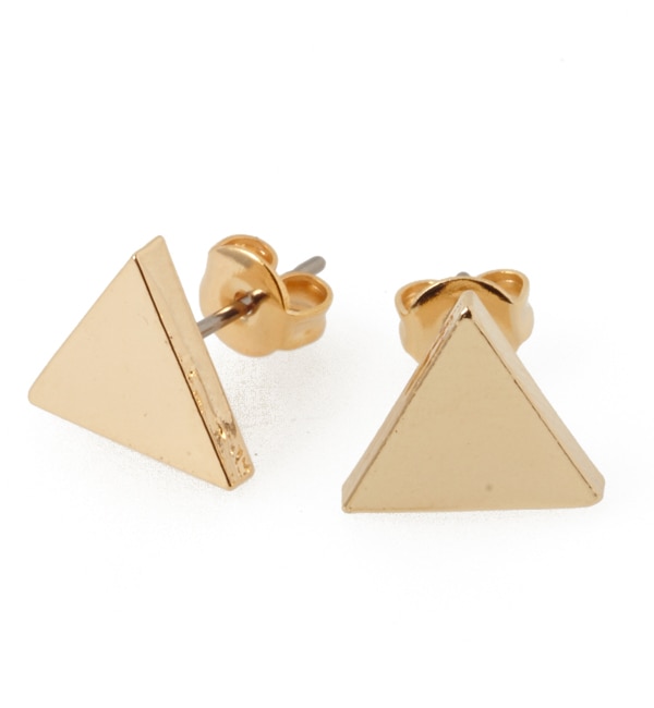 gCAO X^bhsAX S[h(TRIANGLE STUDS PIERCE gold)