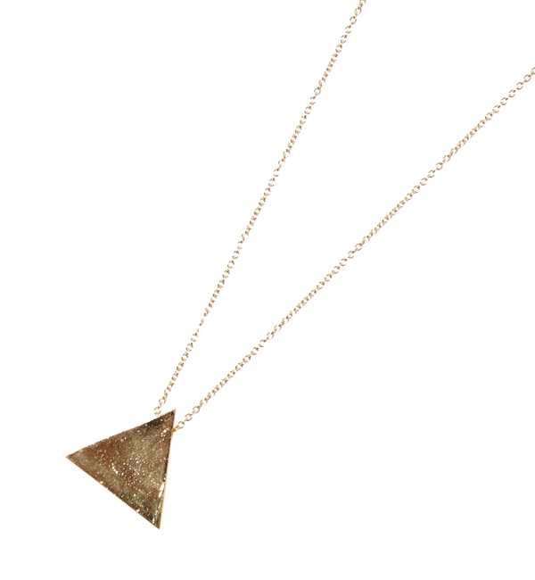 gCAO lbNX S[h(TRIANGLE NECKLACE gold)