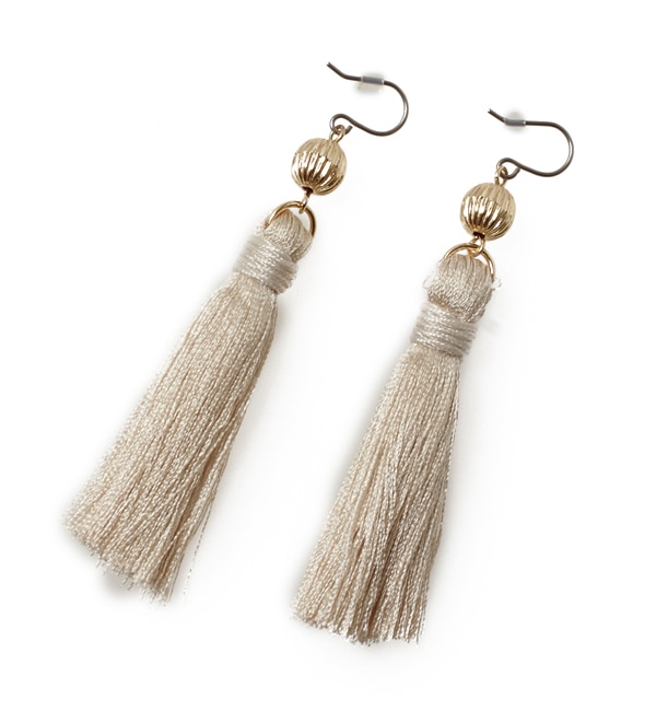 ^bZ sAX zCg(TASSEL PIERCE white)