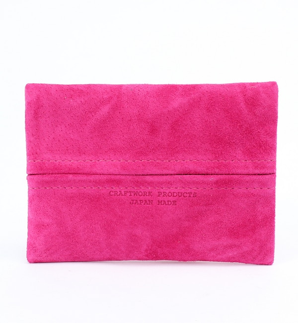 XG[h |PbgeBbVP[X sN(SUEDE POCKET TISSUE CASE pink)