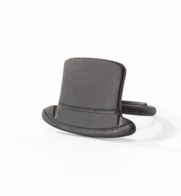 VNnbg O L }bgubN(SILK HAT RING L mat black)