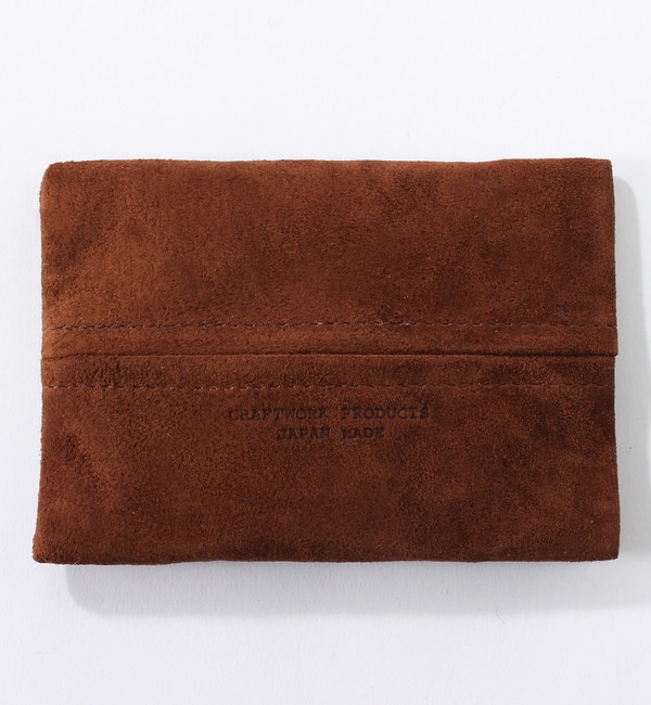 XG[h |PbgeBbVP[X uE(SUEDE POCKET TISSUE CASE brown)