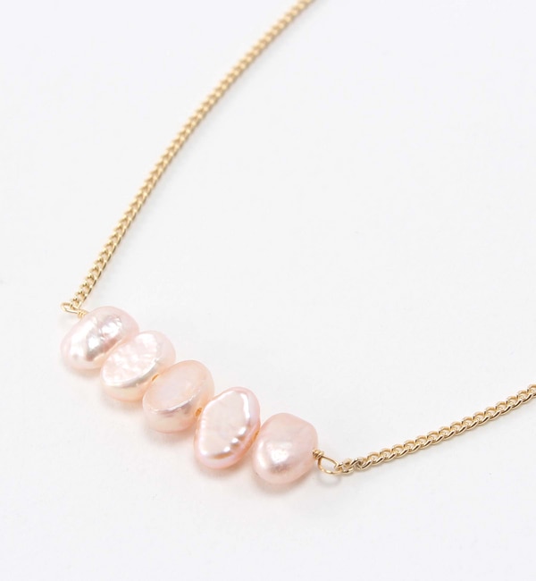 p[ ANbg sN(PEARL ANKLET pink)