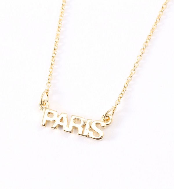 VeB lbNX p S[h(CITY NECKLACE paris gold)